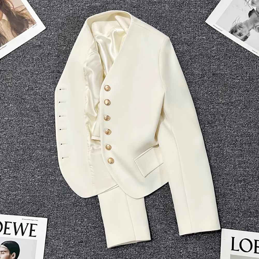 Fashion Spring Autumn new Style women's jacket High-quality Casual suit Coat Elegant temperament, trendy versatile Ladies' coat